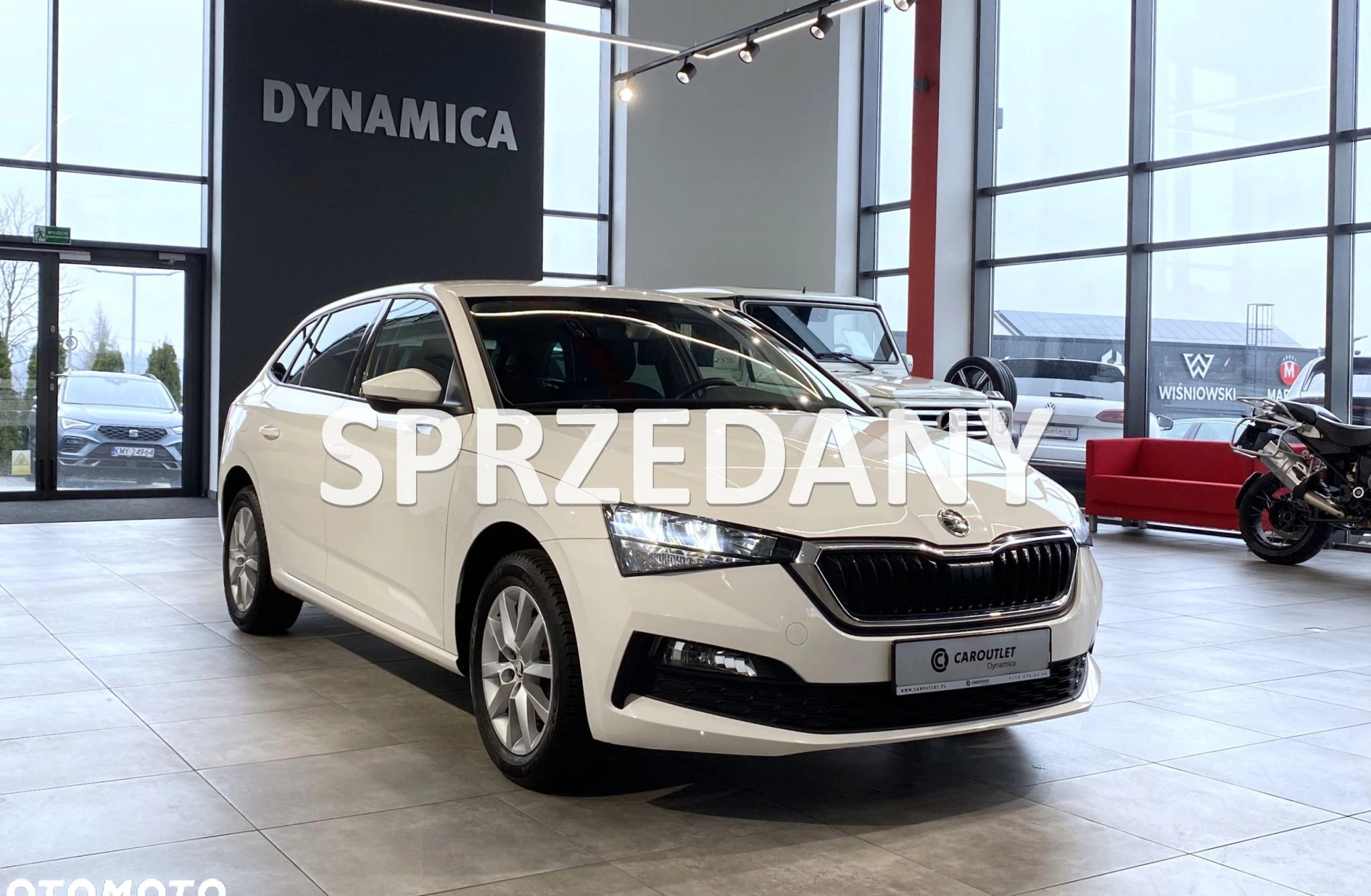 małopolskie Skoda Scala cena 64500 przebieg: 97600, rok produkcji 2021 z Żelechów